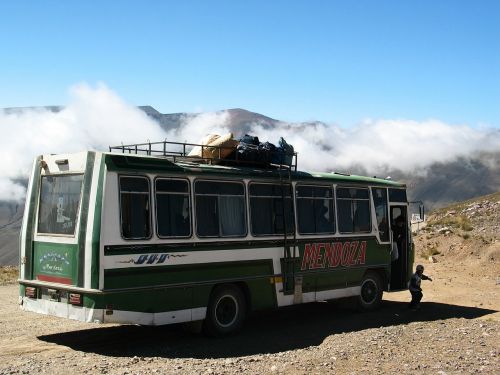 Autobusas, Andes, Kelionė, Kelias, Gabenimas, Slėnis, Argentina, Kraštovaizdis, Peru, Čile
