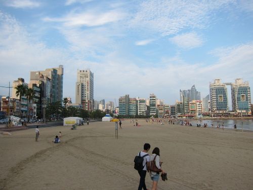 Busan, Kelionė, Korėjos Respublika, Pastatas, Maudyklos Paplūdimys