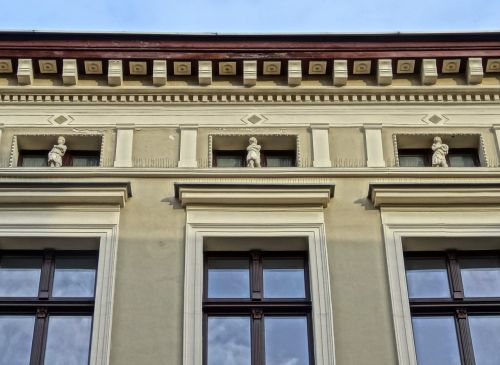 Bydgoszcz, Fasadas, Langai, Architektūra, Pastatas, Eksterjeras, Stogas