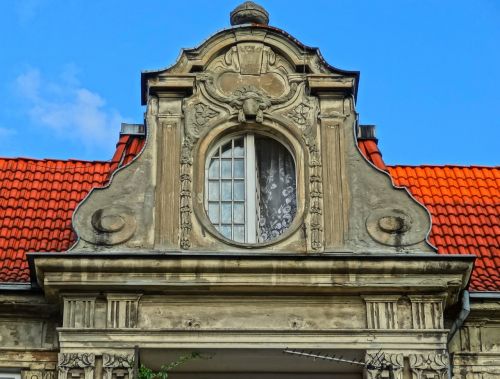 Bydgoszcz, Art Nouveau, Frontonas, Gable, Palengvėjimas, Langas, Architektūra, Namas