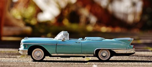 Cadillac, 1958, Modelis Automobilis, Mėlynas, Transporto Priemonė, Klasikinis