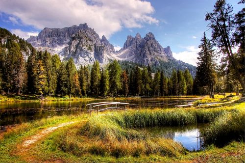 Cadini, Dolomitai, Kalnai, Italy, Alpių, Unesco Pasaulio Paveldas, Alpių Panorama, Gamta, Ežeras, Žygiai, Perspektyva, Vaizdas, Šventė, Debesys, Kalnų Peizažas