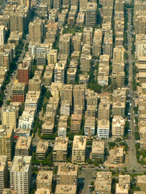 Kairas,  Namai,  Miestas,  Pastatas,  Stogai,  Vaizdas Į Oro Uostą