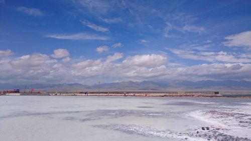 Caka Druska Ežeras, Qinghai, Kraštovaizdis, Dangus, Buveinių Dangus, Gamtos Kraštovaizdis