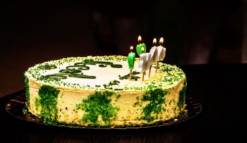Tortas, Žvakės, Džiaugsmas, Jubiliejus