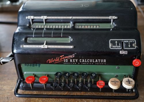 Skaičiavimo Mašina, Senas, Skaičiuotuvas, Nostalgiškas