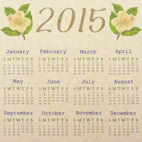 Kalendorius,  2015 M.,  Data,  Diena,  Gėlių,  Gėlė,  Rožės,  Numeris,  Mėnuo,  Savaitę,  Vintage,  Senas,  Gražus,  Grunge,  Metai,  Verslas,  Smėlio Spalvos,  Planuotojas,  Dienoraštis,  Gamta,  Kalendorius & Nbsp,  2015,  Calendar2014,  Sezonas,  Lapai,  2015 Kalendorius