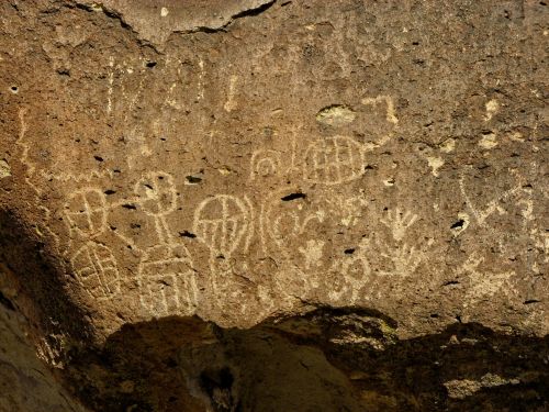 Roko & Nbsp,  Petroglyfas,  Graviūros,  Oranžinė,  Žmonės,  Gyvūnas,  Ranka,  Kalifornijos Petroglyfai Uoloje