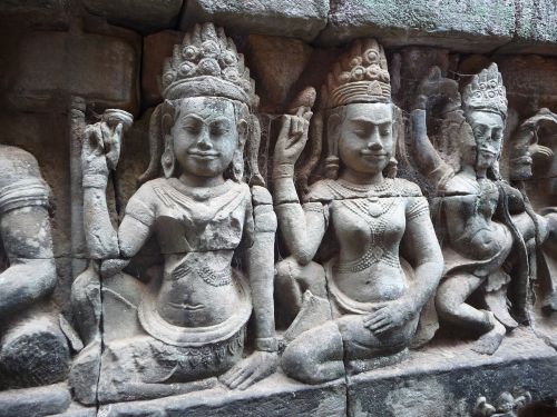 Kambodža, Angkor, Sugadinti, Asija, Budizmas, Architektūra, Šventykla, Akmuo, Unesco, Siem Grižti, Dvasingumas, Wat