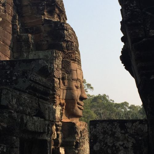 Kambodža, Khmer, Grote, Akmuo, Veidas, Šventykla, Klunky, Religija