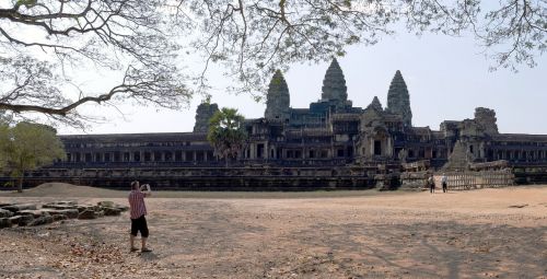 Kambodža, Angkor, Šventyklos Kompleksas, Asija, Angkor Wat, Istoriškai, Šventykla, Turizmas, Unesco, Pasaulinis Paveldas, Architektūra, Unesco Pasaulio Paveldas, Lankytinos Vietos, Panorama, Unesco Pasaulio Paveldo Vieta