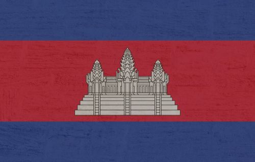 Kambodža, Vėliava, Tarptautinis