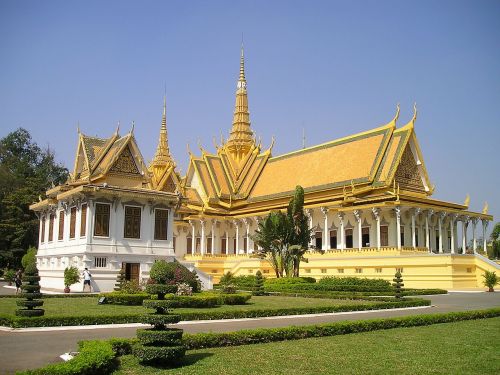 Kambodža, Karališkasis Rūmai, Rūmai, Šventykla, Karalius, Hof, Į Pietryčius, Asija, Taip