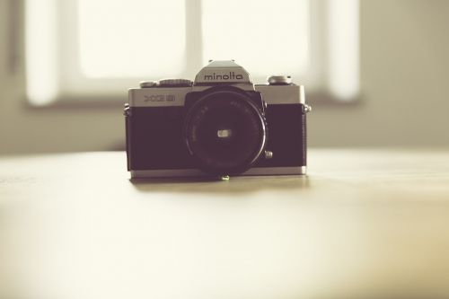 Fotoaparatas, Stalas, Fotografas, Profesionalus, Vintage, Verslas, Retro