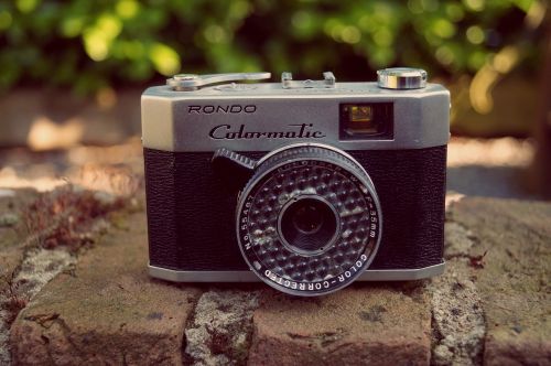 Fotoaparatas, Senoji Kamera, Senas, Senamadiškas, Rondo Colormatic, Retro, Nostalgija, Nuotrauka, Fotografija