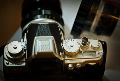 Fotoaparatas, Vintage, Nikon, Nuotrauka, Fotografija, Senovinė Kamera, Įranga, Retro