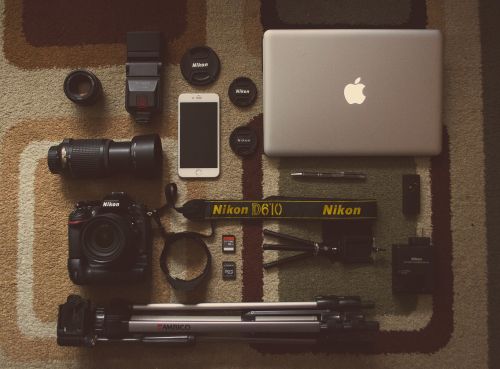 Fotoaparatas, Įrankis, Objektai, Fotografija, Technologija, Macbook