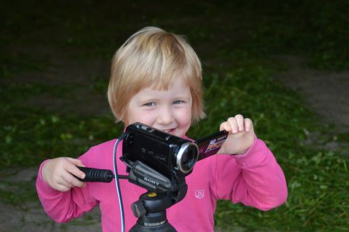 Fotoaparatas, Filmas, Įrašymas, Vaikas, Kinematografas, Vaizdo Kamera