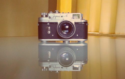 Fotoaparatas, Senas, Retro, Vintage, Atspindys, Fotografija, Objektyvas, Įranga