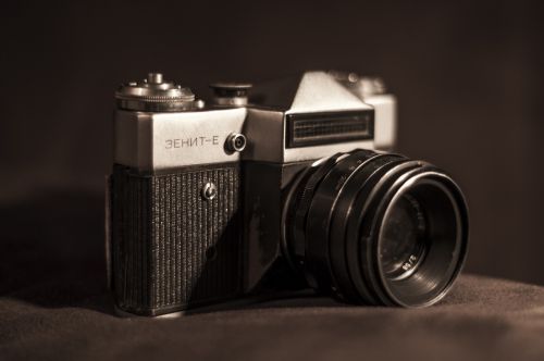 Fotoaparatas, Retro, Analogas, Vintage, Senas, Fotografija, Įranga, Objektyvas, Stilius, Technologija, Tikslas, Makro, Iš Arti