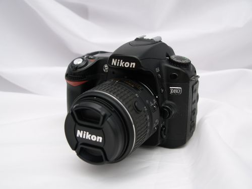 Fotoaparatas, Objektyvas, Nikon, Nikon D80, D80