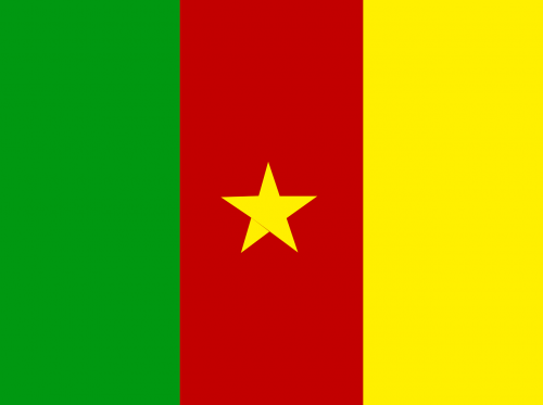 Cameroon, Vėliava, Šalis, Pasaulis, Tauta, Simbolis, Ženklai, Afrika, Nacionalinis, Nemokama Vektorinė Grafika