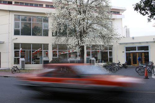 Campus, Gatvės Vaizdas, Ilga Ekspozicija, Automobiliai, Sportas, Žodinis, Išreikšti