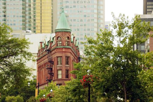 Kanada, Toronto, Buvęs, Šiuolaikiška, Pastatas, Architektūra