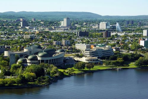 Kanada, Otava, Architektūra, Panorama, Civilizacijos Muziejus, Indėnas, Paminklas, Ottaoutai Upė, Muziejus, Federalinė