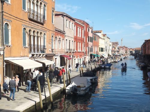 Kanalas, Venecija, Mirano, Venezija, Turistinis, Kelionė, Italy, Venetian, Šaligatvis, Vandens Kelias