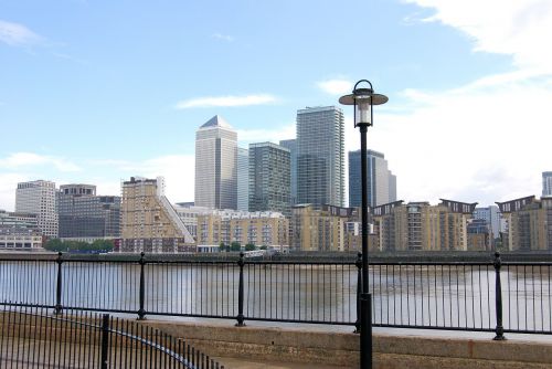 Kanarų Prieplauka, Londonas, Verslas, Architektūra, Miesto Panorama, Šiuolaikiška, Orientyras, Upė, Thames, Panorama, Docklands