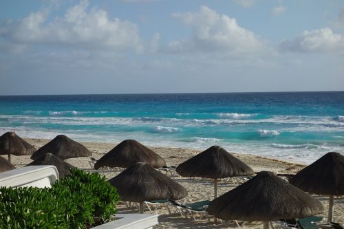 Cancun, Poilsis, Papludimys, Kraštovaizdis, Atsipalaidavimas, Šventė, Grožis, Smėlis, Jūra, Meksika