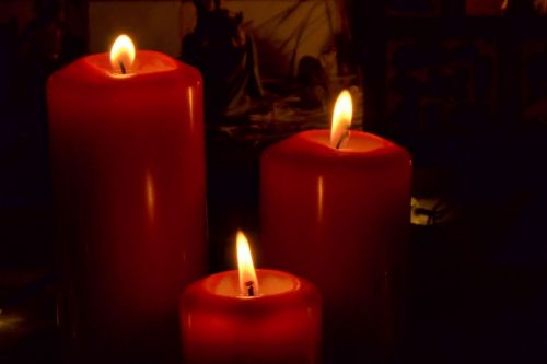 Žvakė, Žvakių Šviesa, Liepsna, Deginti, Nuotaika
