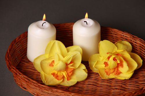 Žvakė, Gėlė, Apdaila, Deko, Augalas, Romantiškas, Sveikata, Žvakių Šviesa, Stalo Dekoravimas