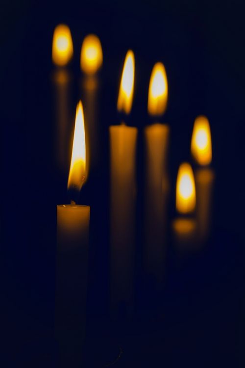 Žvakė, Liepsna, Šviesa, Tamsi