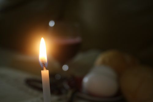 Žvakė,  Simboliai,  Velykos