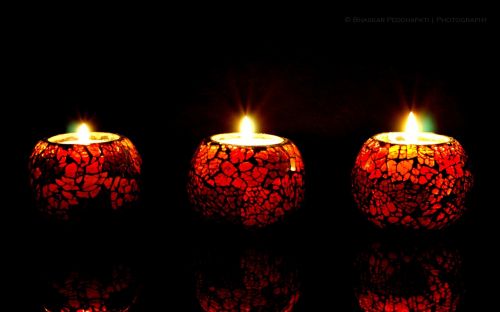Žvakė, Šviesa, Raudona, Naktis, Žvakės, Romantiškas