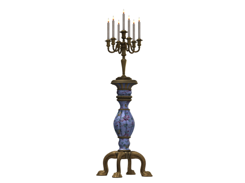 Žvakidės, Senas Žvakidė, Žvakės, Deginančios Žvakės, Geležis, Porcelianas, Skaitmeninis Menas, Izoliuotas