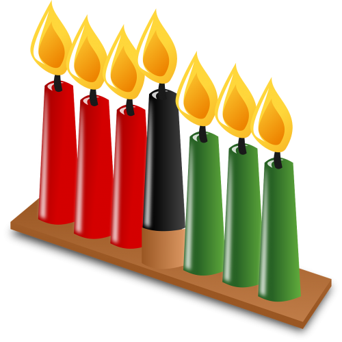 Žvakidė, Žvakidė, Žvakidės Laikiklis, Žvakės, Įvykis, Įvykiai, Atostogos, Kwanzaa, Liepsnos, Nemokama Vektorinė Grafika