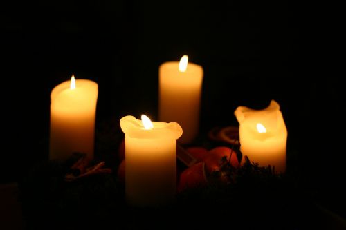 Žvakių Šviesa, Žvakės, Kalėdos, Šviesa, Vaško Žvakės, Geltona