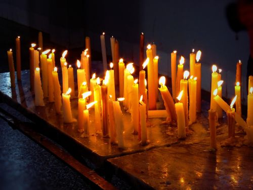 Žvakės, Žvakė, Šviesa, Malda, Bažnyčia, Šventykla, Krikščionybė, Atmintis