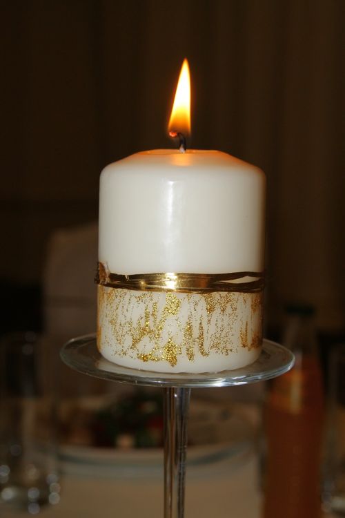 Žvakės, Auksas, Vestuvės