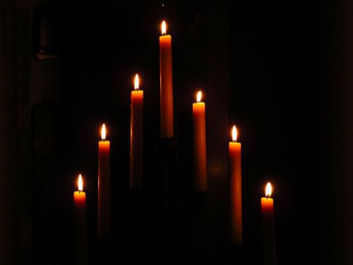 Žvakės, Žvakidė, Vaškinė Žvakė, Liepsna, Tamsa, Deginti, Romantiškas, Jaukus