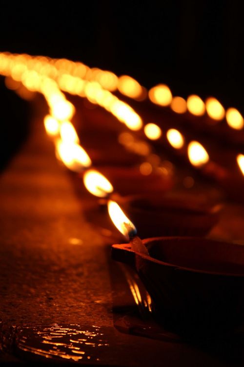 Žvakės,  Naktis,  Diyas,  Diwali,  Gilum,  Festivalis,  Aliejinė Lempa
