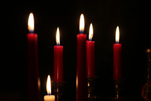 Žvakės, Žvakių Šviesa, Tamsi, Romantika, Liepsna, Vaškas, Šviesa, Atmosfera