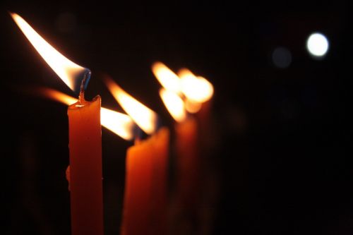 Žvakės, Naktis, Ugnis, Taika, Žvakių Šviesa, Apšviestas