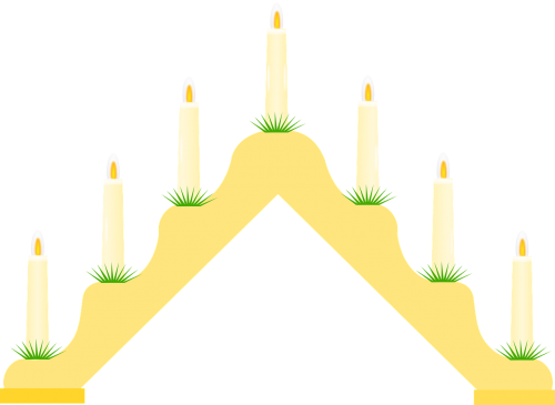 Žvakidė, Žvakė, Kalėdos, Žibintai, Nemokama Vektorinė Grafika