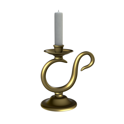 Žvakidė,  Žvakė,  Golden Žvakidė,  Skaidrus Fonas,  Parafinas,  Nemokama Iliustracijos