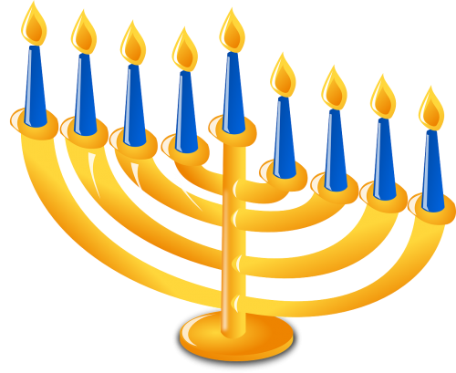 Žvakidės Laikiklis, Žvakės, Žvakidė, Žvakidė, Žvakidė, Hanukkah, Jėzus, Religija, Judaizmas, Nemokama Vektorinė Grafika