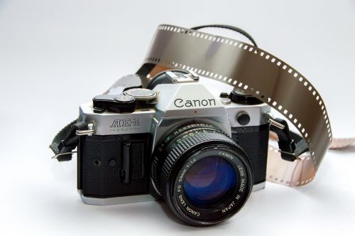 Kanonas, Slr, Fotoaparatas, Fotografija, Senas, Vintage
